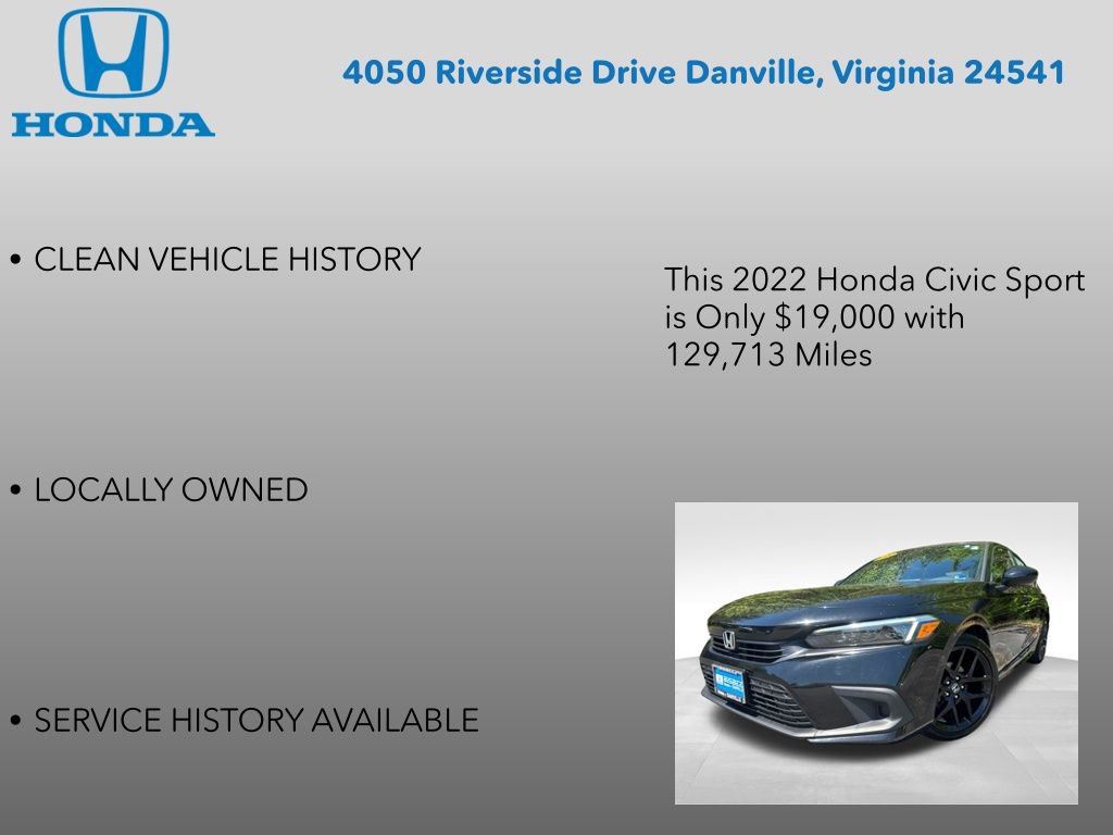 Used 2022 Honda Civic Sport image 7