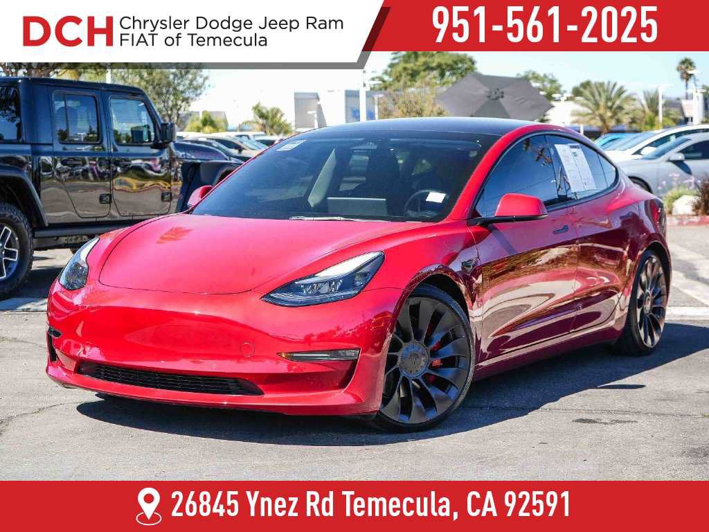Used 2022 Tesla Model 3 Performance AWD/4WD image 1
