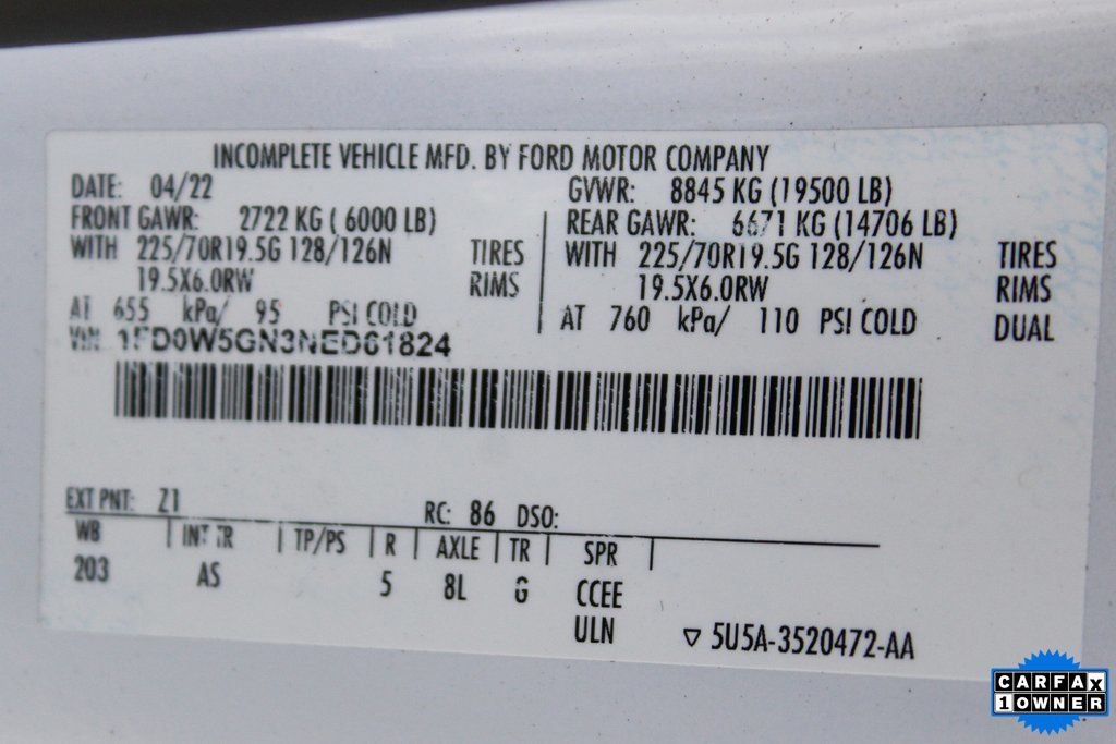 Used 2022 Ford F550 2WD Crew Cab Super Duty w/ Power Equipment Group image 42