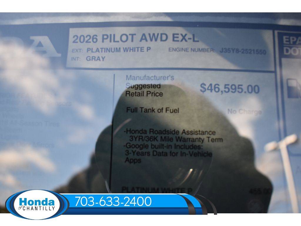 New 2026 Honda Pilot EX-L image 37