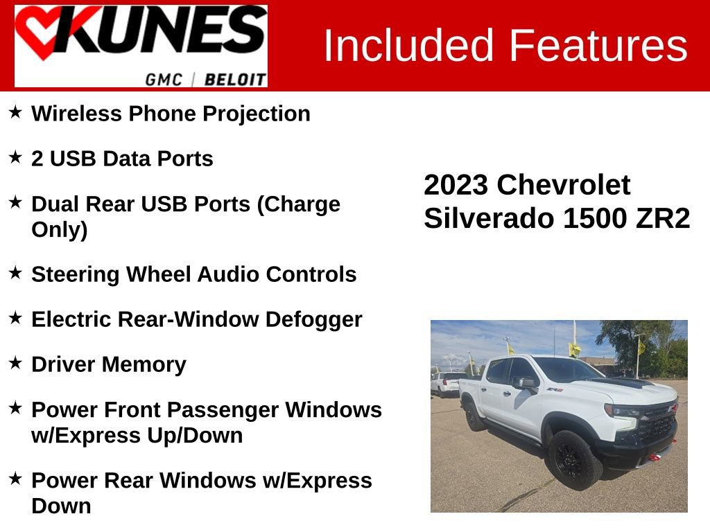 Used 2023 Chevrolet Silverado 1500 ZR2 w/ Technology Package image 3