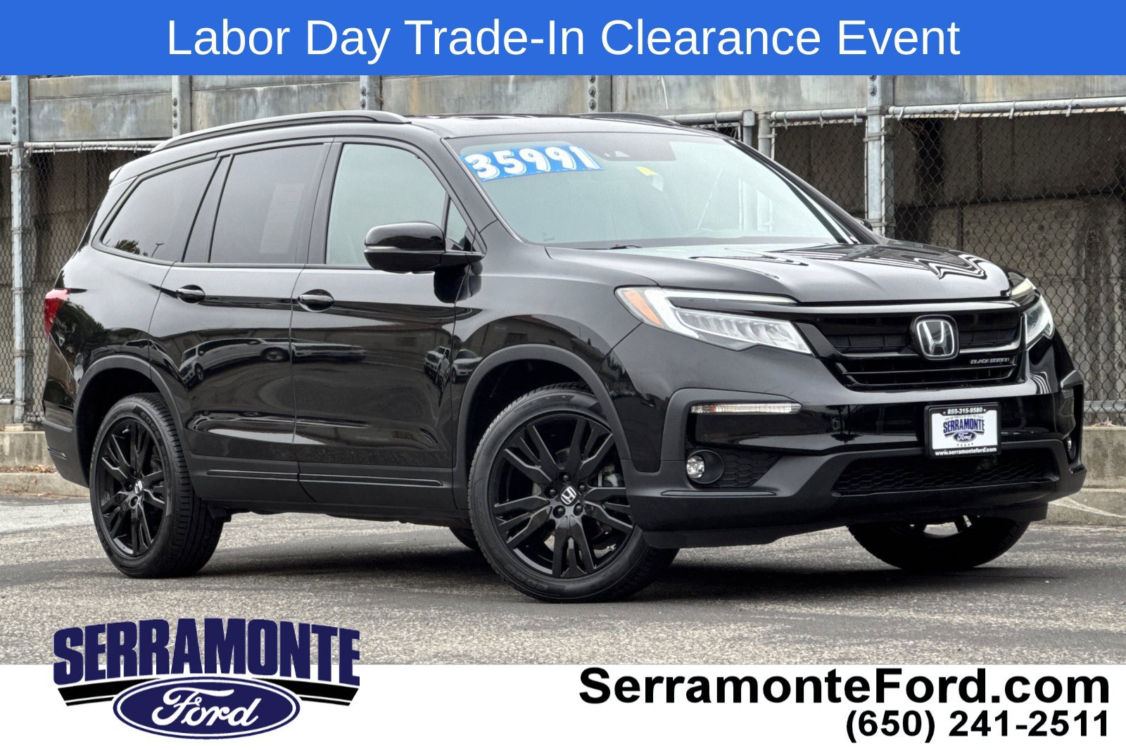 Used 2021 Honda Pilot Black Edition