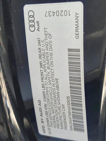 Used 2022 Audi A5 2.0T Premium AWD/4WD image 15