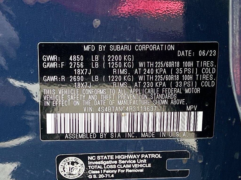 Used 2024 Subaru Outback Limited AWD/4WD image 34