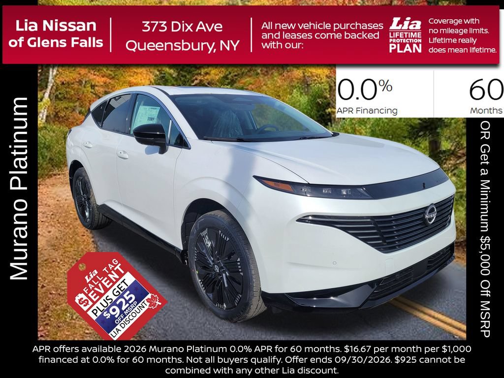 New 2026 Nissan Murano Platinum w/ Cargo Package