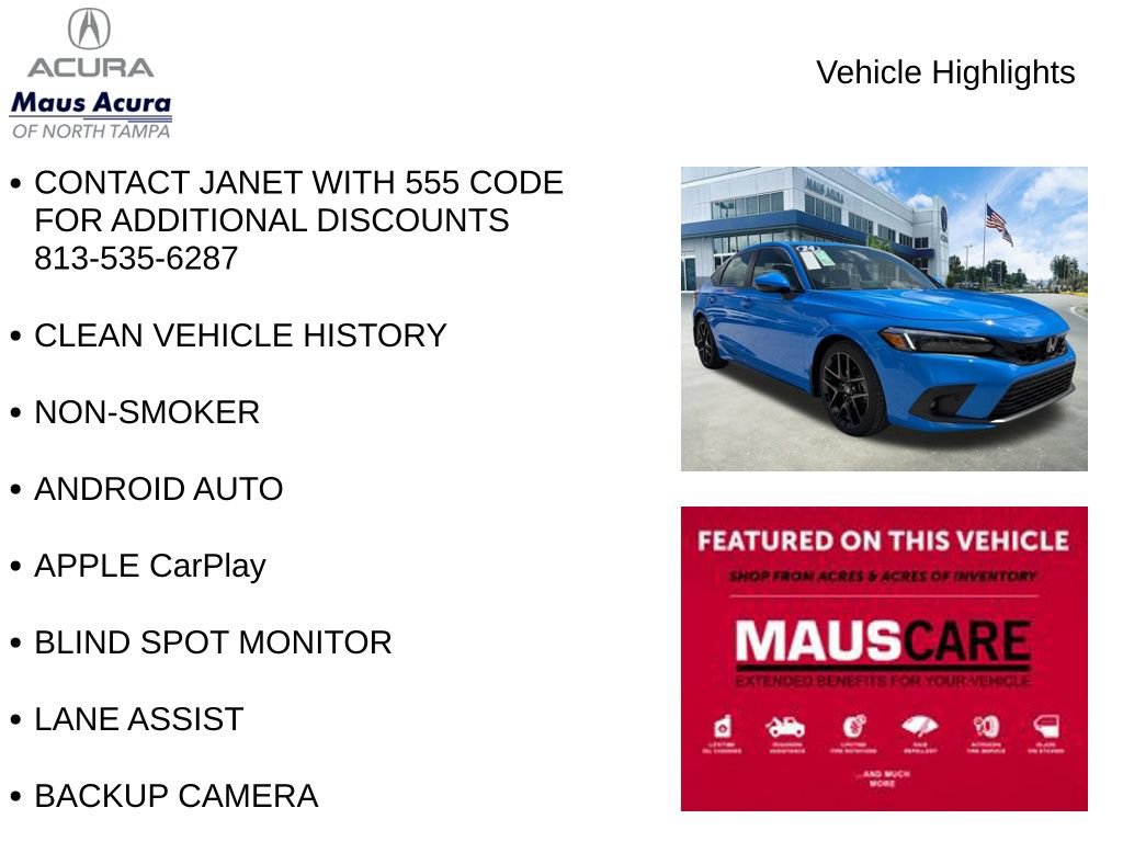 Used 2024 Honda Civic Sport Touring image 8