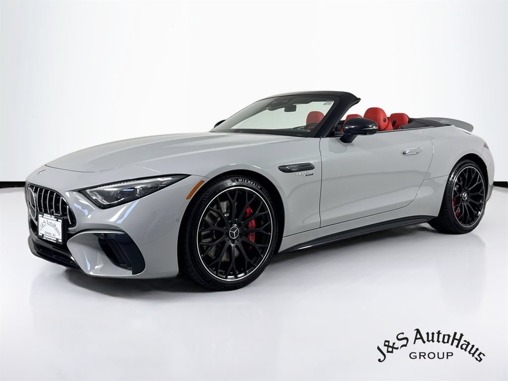 Used 2022 Mercedes-Benz SL 55 AMG 4MATIC w/ Driver Assistance Package image 3