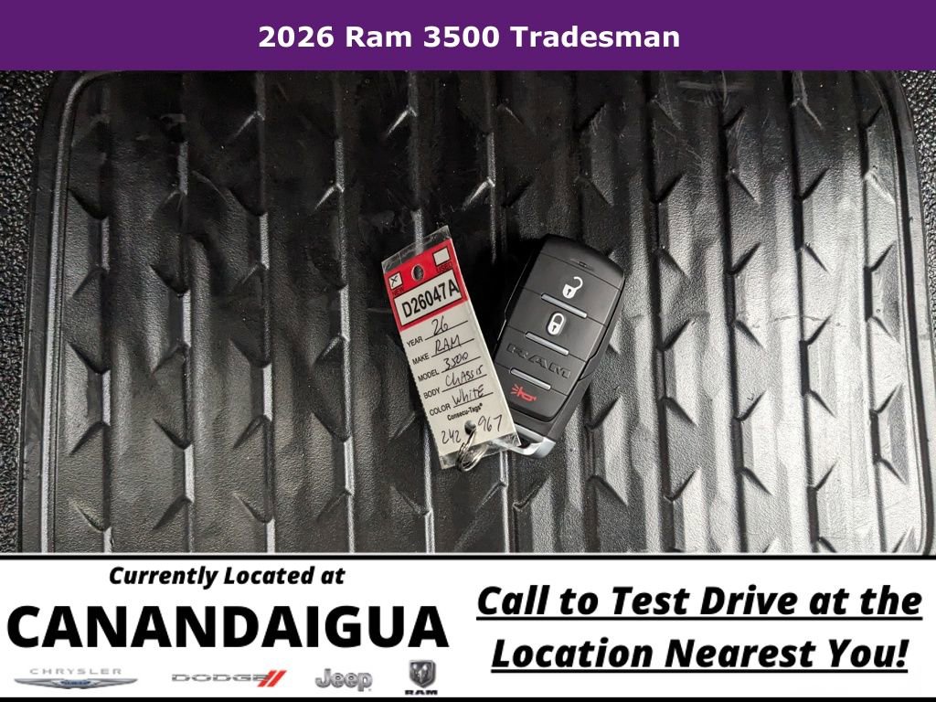 New 2026 RAM 3500 Tradesman w/ Chrome Appearance Group A AWD/4WD image 21
