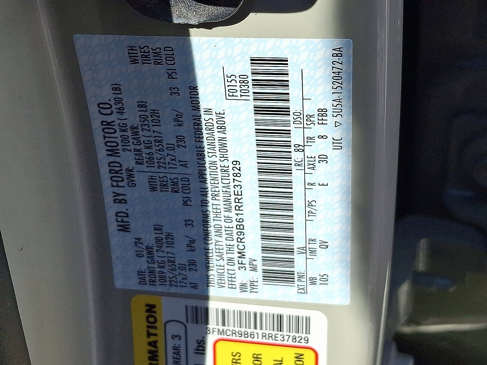 Used 2024 Ford Bronco Sport Big Bend w/ Convenience Package AWD/4WD image 30