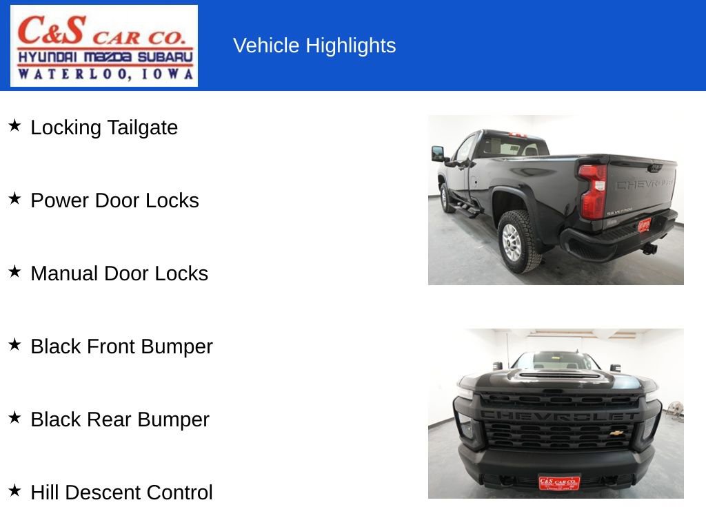 Used 2020 Chevrolet Silverado 2500 W/T w/ WT Convenience Package AWD/4WD image 19