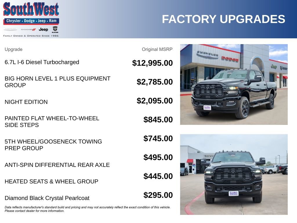 New 2026 RAM 2500 Lone Star AWD/4WD image 11