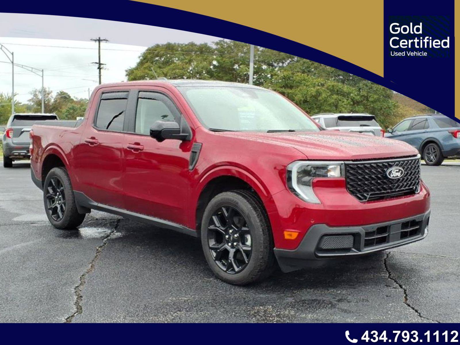 Certified 2025 Ford Maverick Lariat w/ Black Appearance Package AWD/4WD image 1