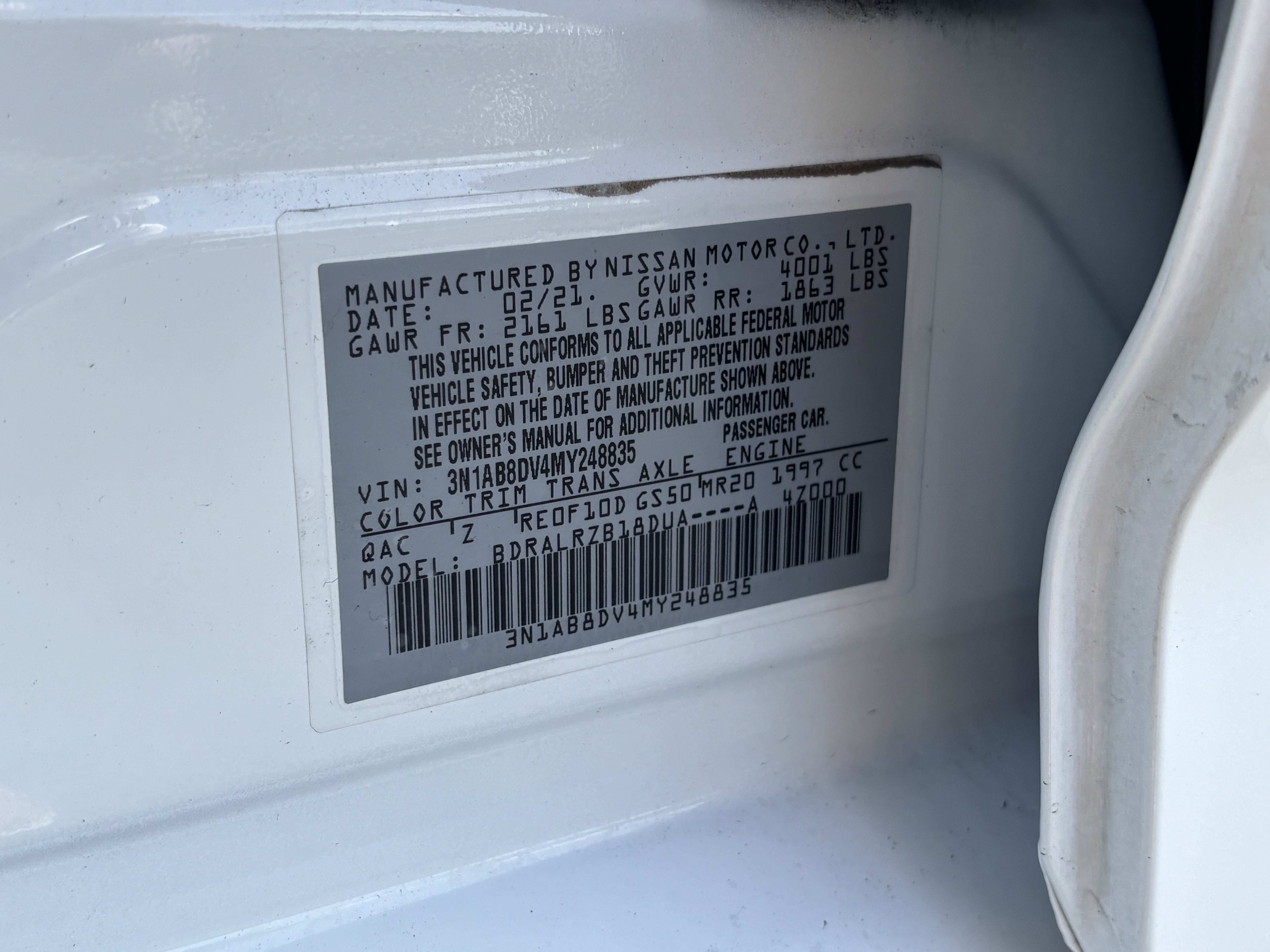 Used 2021 Nissan Sentra SR FWD image 29