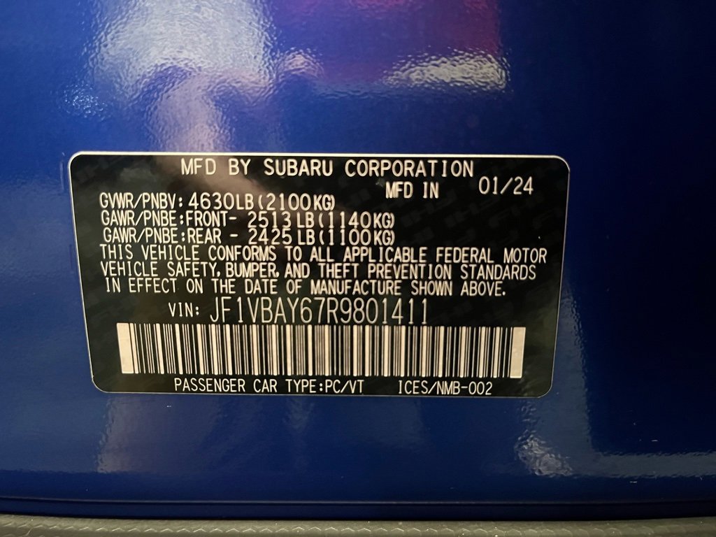 Used 2024 Subaru WRX TR image 23