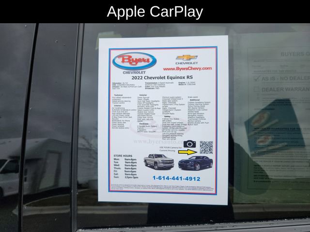 Used 2022 Chevrolet Equinox RS w/ Infotainment Package image 12