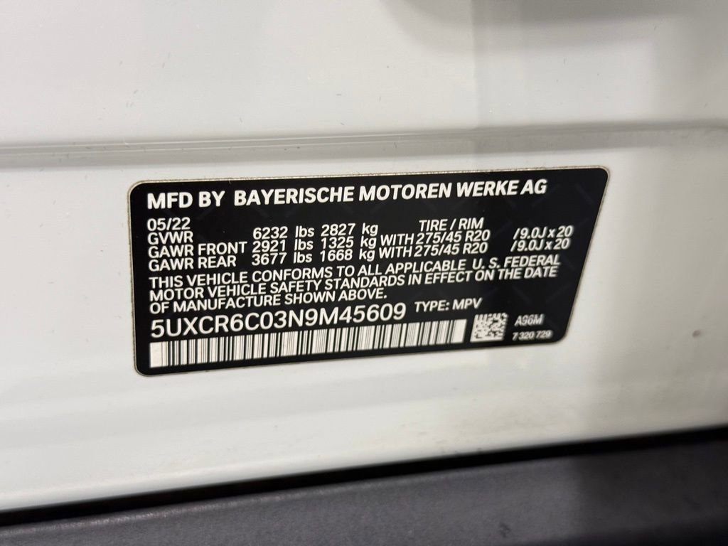 Certified 2022 BMW X5 xDrive40i w/ Executive Package image 30