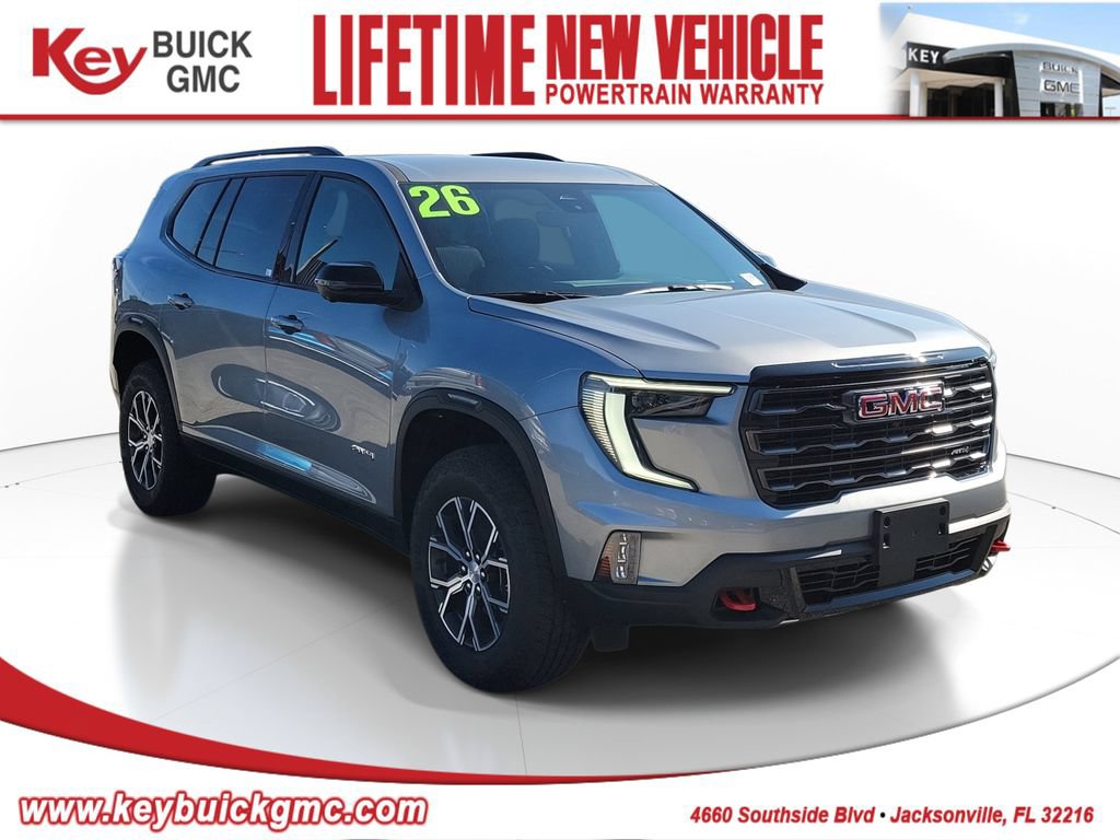 New 2026 GMC Acadia AT4 w/ LPO, Floor Liner Package