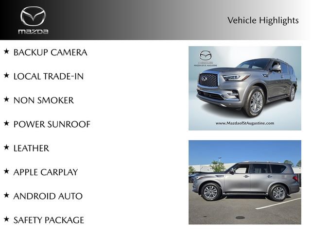 Used 2021 INFINITI QX80 Luxe w/ Cargo Package image 2