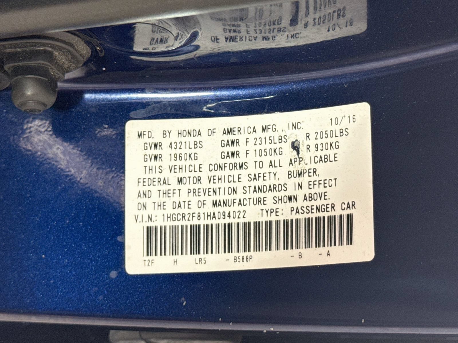 Used 2017 Honda Accord EX-L image 31