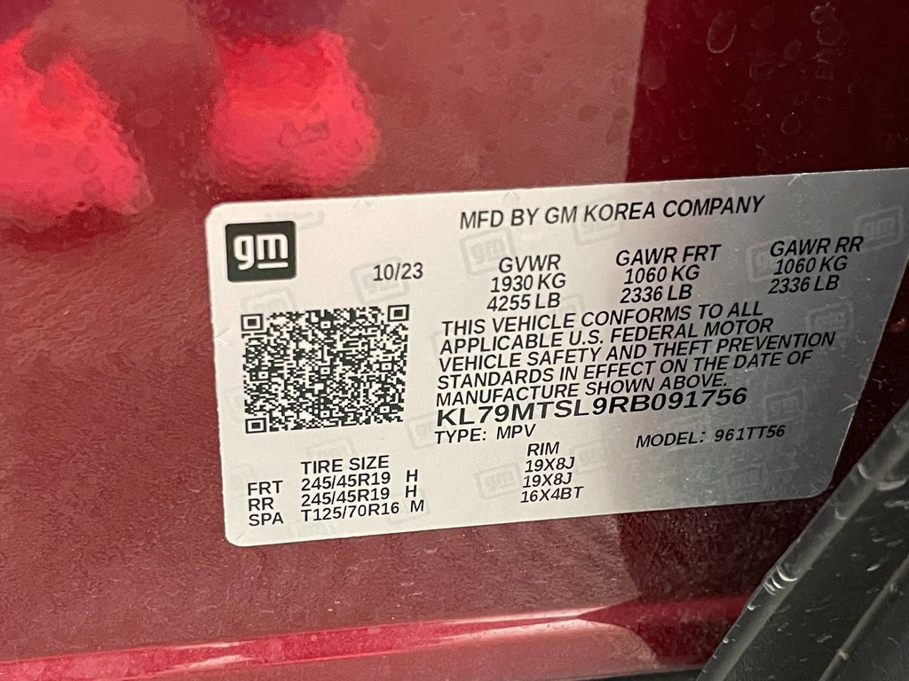 Certified 2024 Chevrolet TrailBlazer RS w/ Driver Confidence Package image 33