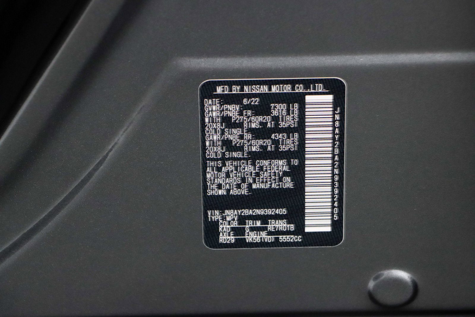 Used 2022 Nissan Armada SL w/ Captain's Chairs Package image 36