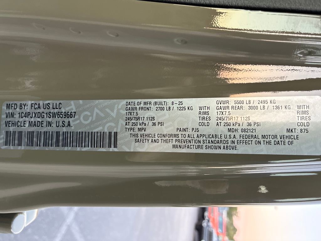 New 2025 Jeep Wrangler Sport S image 30