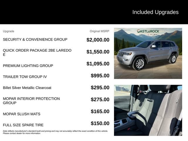 Certified 2021 Jeep Grand Cherokee Laredo w/ Security & Convenience Group image 5