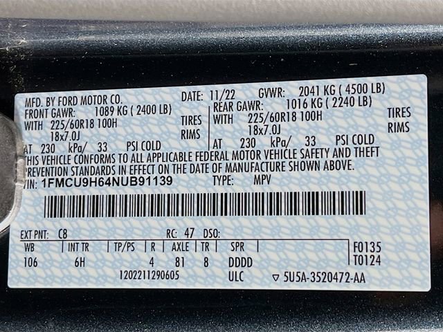 Used 2022 Ford Escape SEL image 29