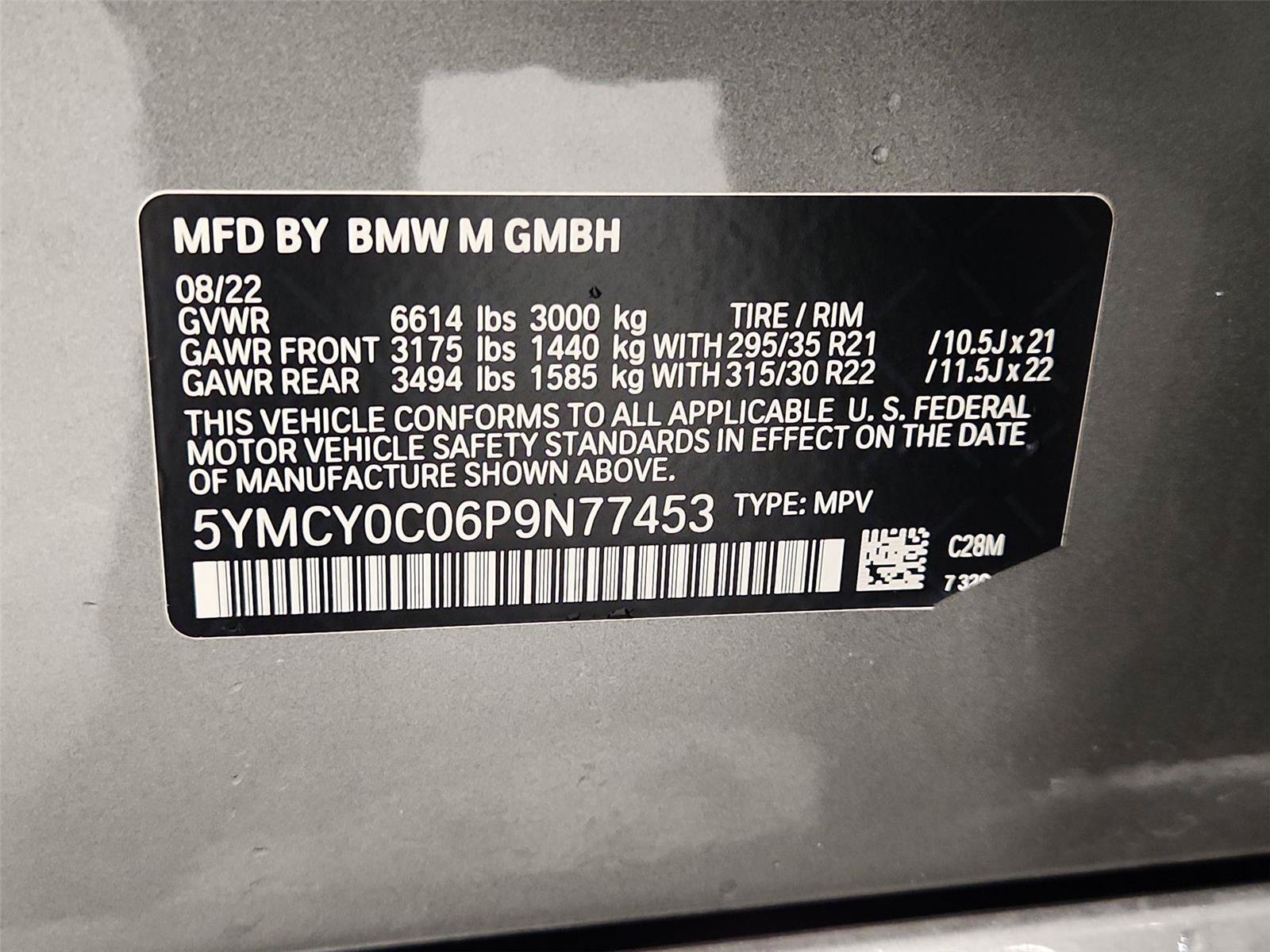 Used 2023 BMW X6 M w/ Competition Package AWD/4WD image 34