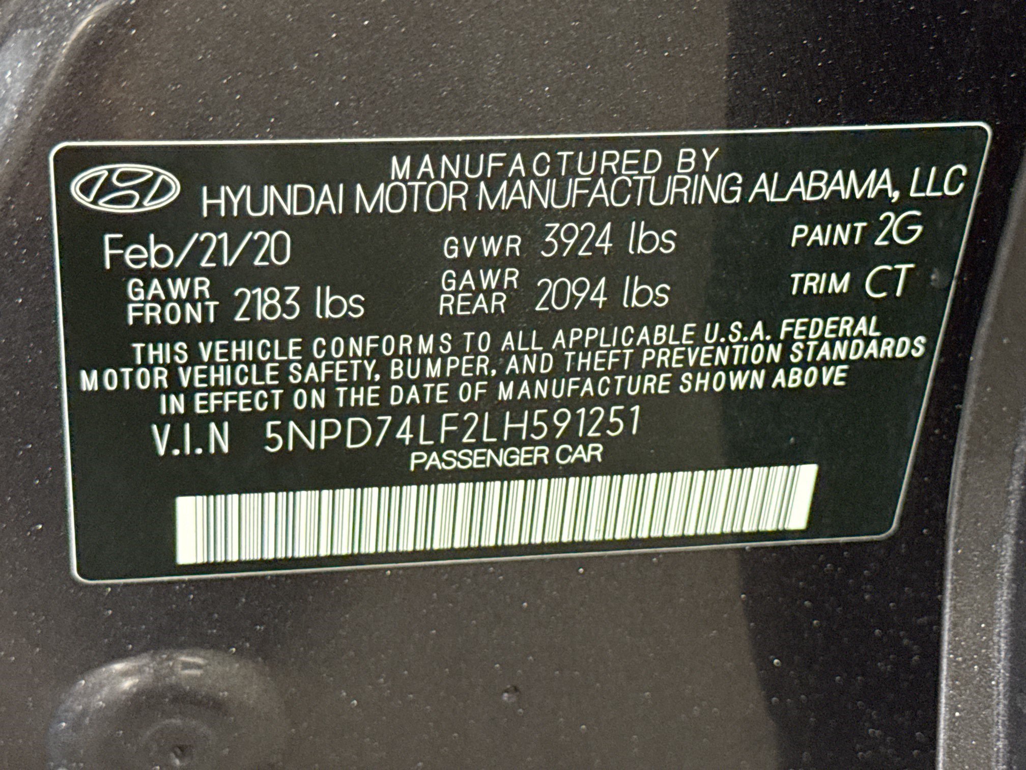Used 2020 Hyundai Elantra SE w/ Cargo Package (C1) FWD image 39
