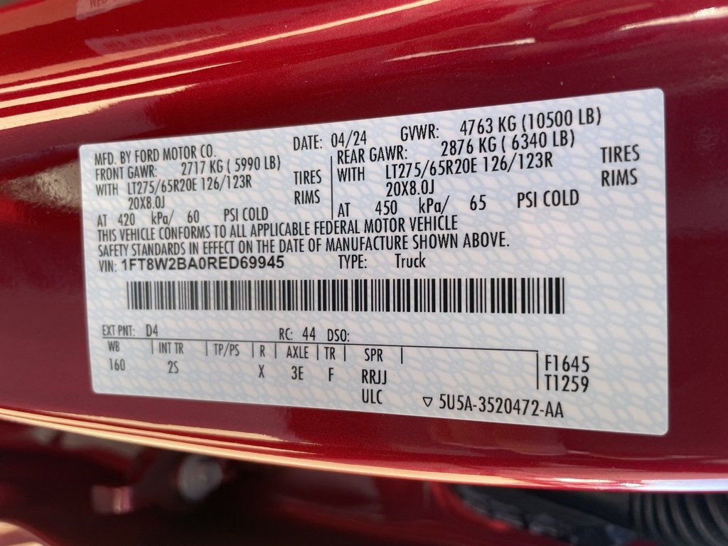 Used 2024 Ford F250 XLT w/ Black Appearance Package image 46