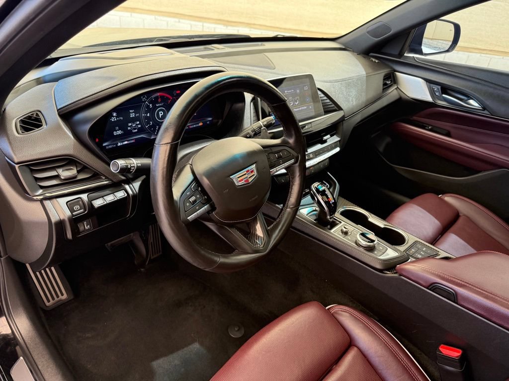 Used 2022 Cadillac CT4 V w/ Technology Package AWD/4WD image 32