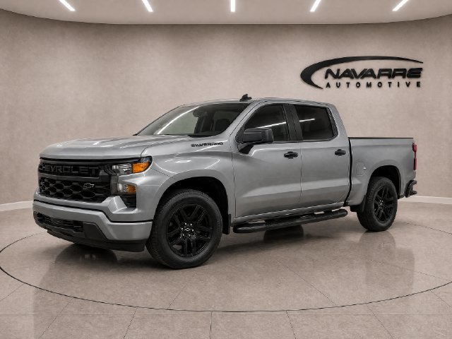 New 2026 Chevrolet Silverado 1500 Custom w/ Turbomax Blackout Package RWD image 4