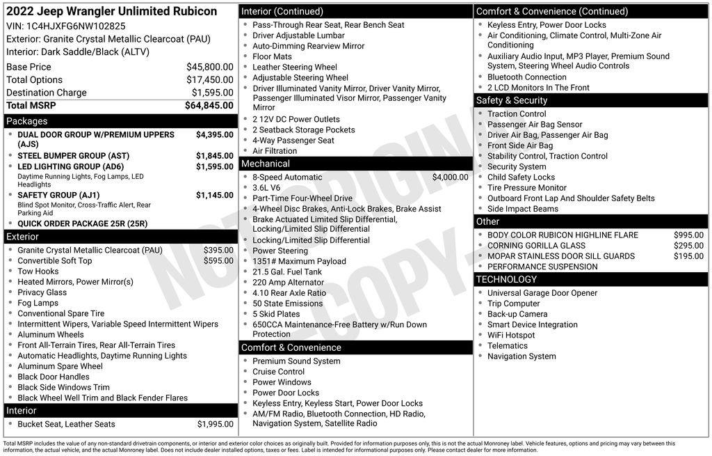 Used 2022 Jeep Wrangler Unlimited Rubicon image 15