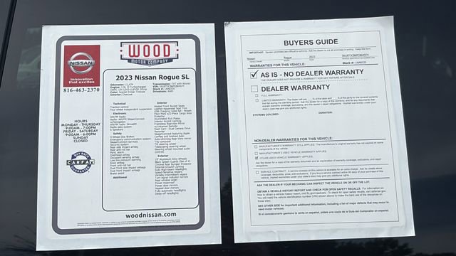 Used 2023 Nissan Rogue SL w/ SL Premium Package AWD/4WD image 12
