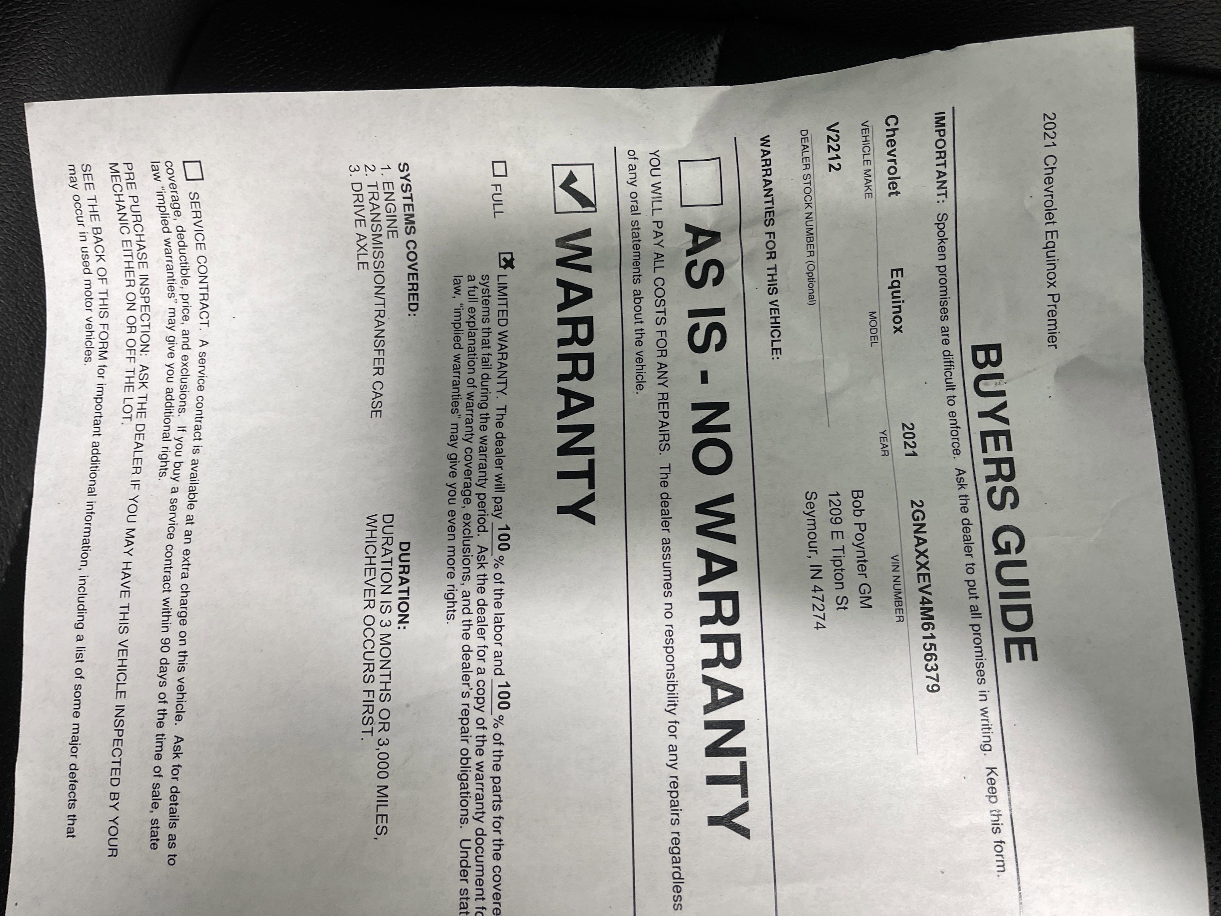 Used 2021 Chevrolet Equinox Premier w/ Redline Edition image 27