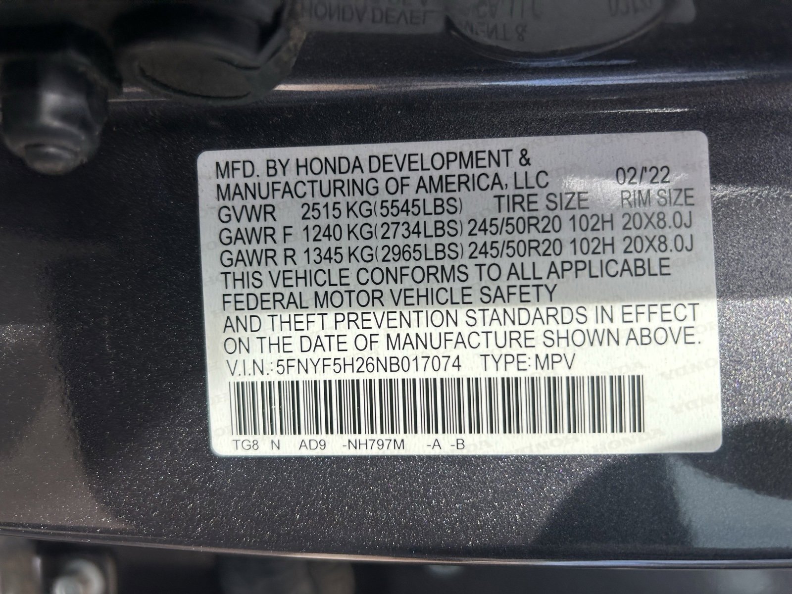 Used 2022 Honda Pilot Special Edition image 25