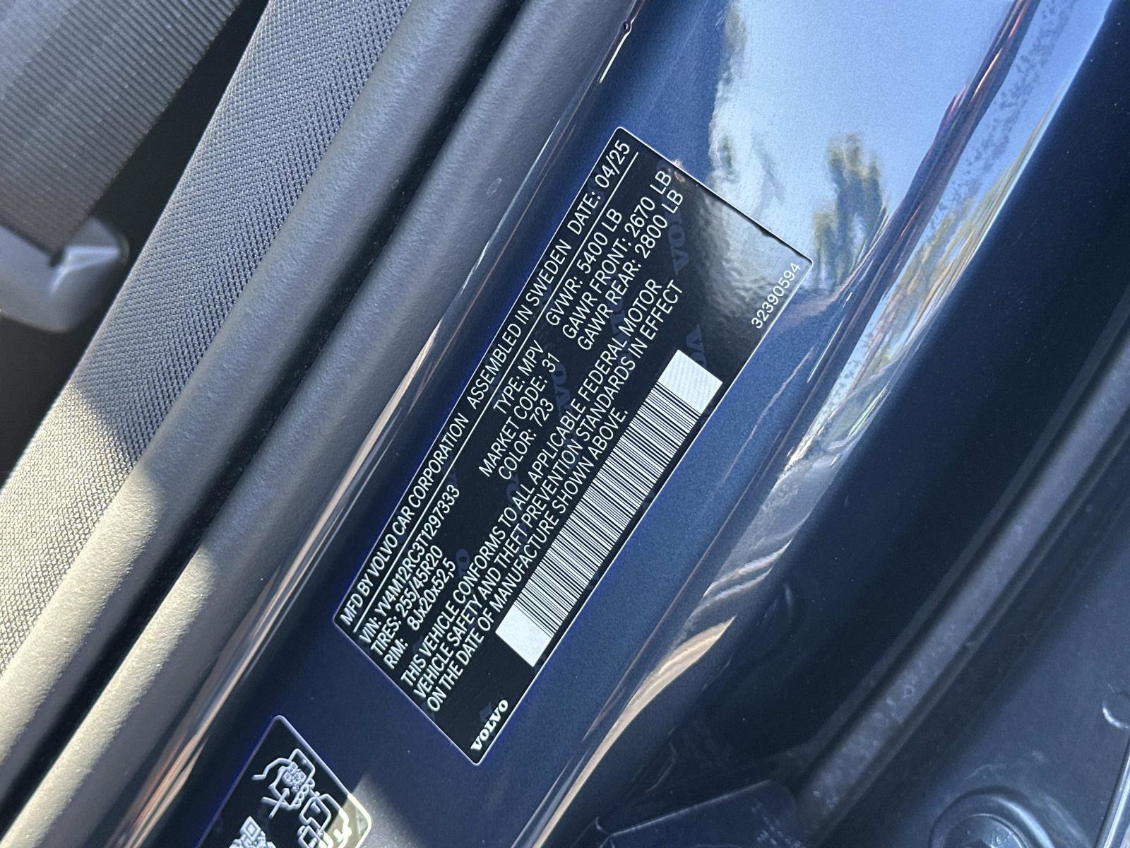 Certified 2026 Volvo XC60 B5 Plus w/ Protection Package Premier image 29