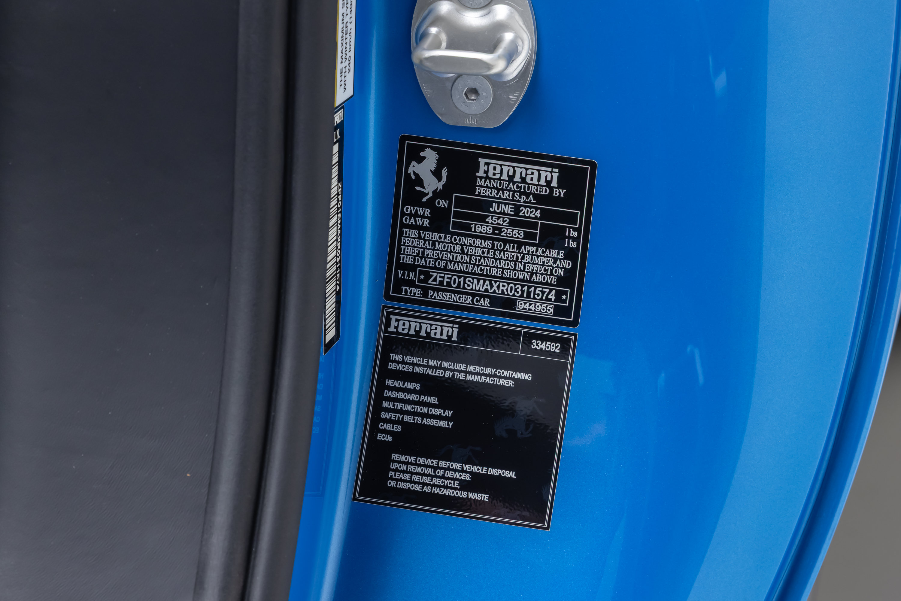 Used 2024 Ferrari 296 GTS RWD image 48