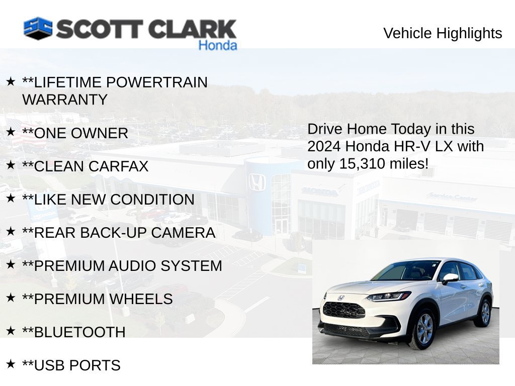 Used 2024 Honda HR-V LX image 11