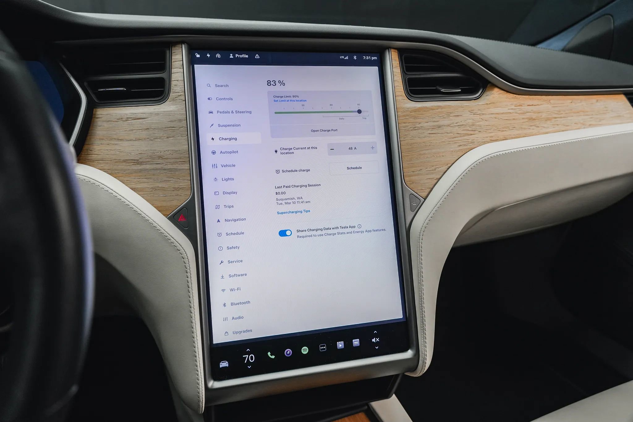 Used 2020 Tesla Model S AWD image 53