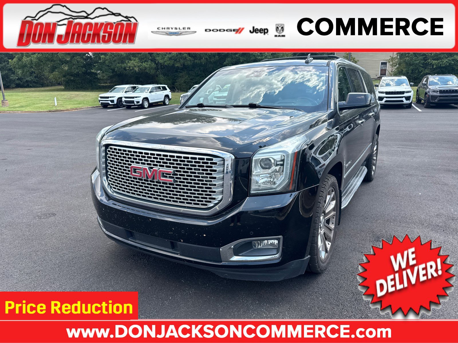 Used 2016 GMC Yukon XL Denali w/ Open Road Package