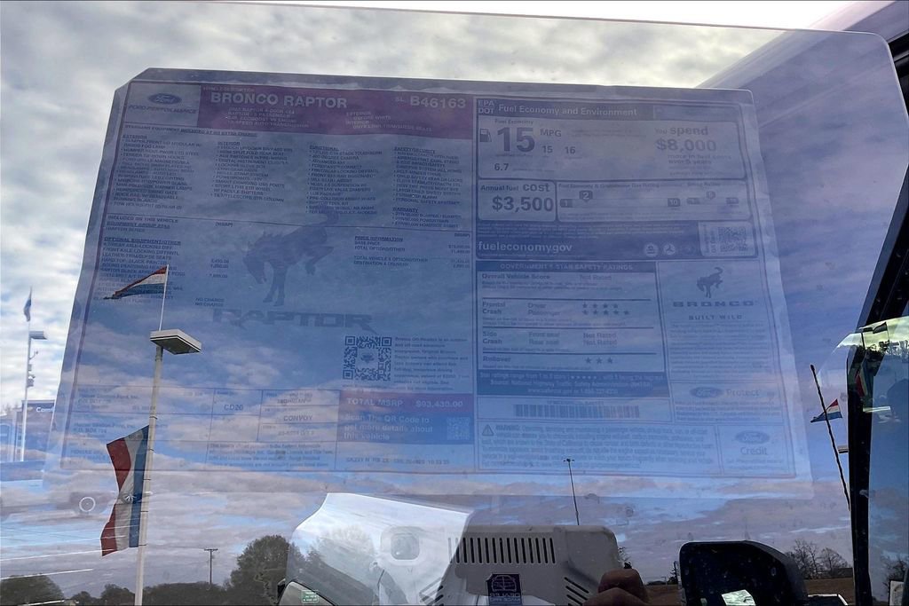 New 2025 Ford Bronco Raptor image 14