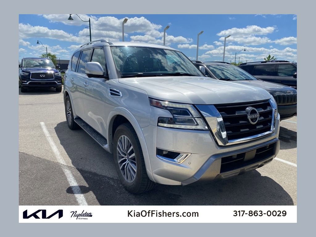 Used 2024 Nissan Armada SL w/ Captain's Chairs Package AWD/4WD image 1
