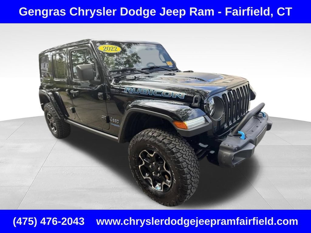 Used 2022 Jeep Wrangler Unlimited Rubicon 4xe w/ Steel Bumper Group