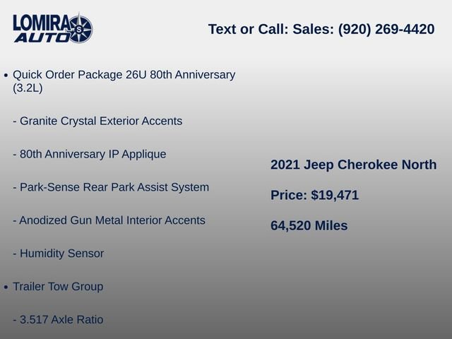 Used 2021 Jeep Cherokee Latitude AWD/4WD image 9