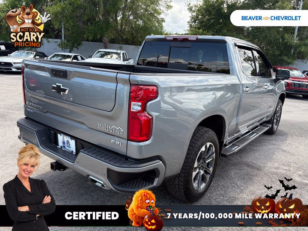Used 2025 Chevrolet Silverado 1500 High Country w/ Technology Package AWD/4WD image 7