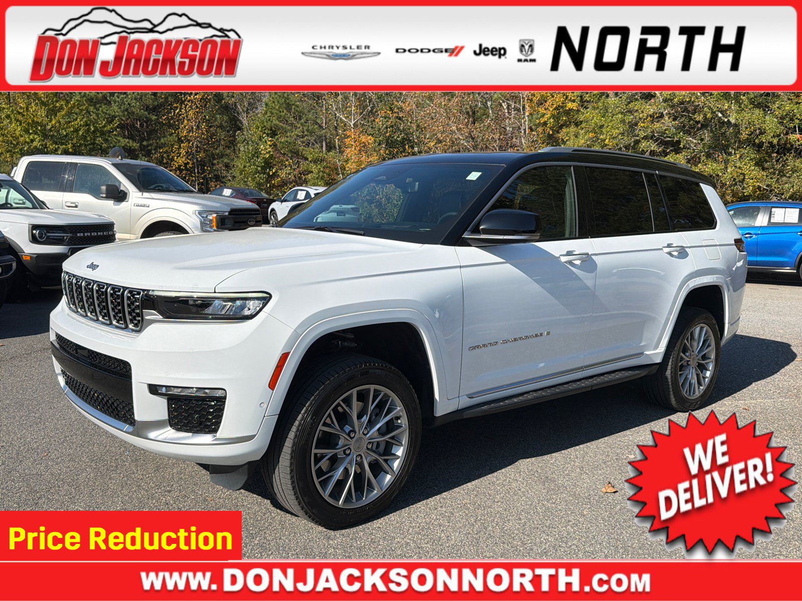 Used 2022 Jeep Grand Cherokee L Summit w/ Advanced Protech Group IV AWD/4WD image 1