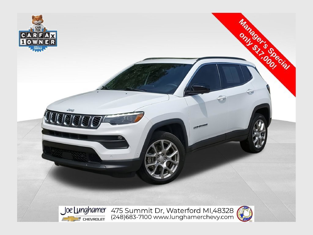 Used 2024 Jeep Compass Latitude w/ Sun and Sound Group AWD/4WD 360° Tour