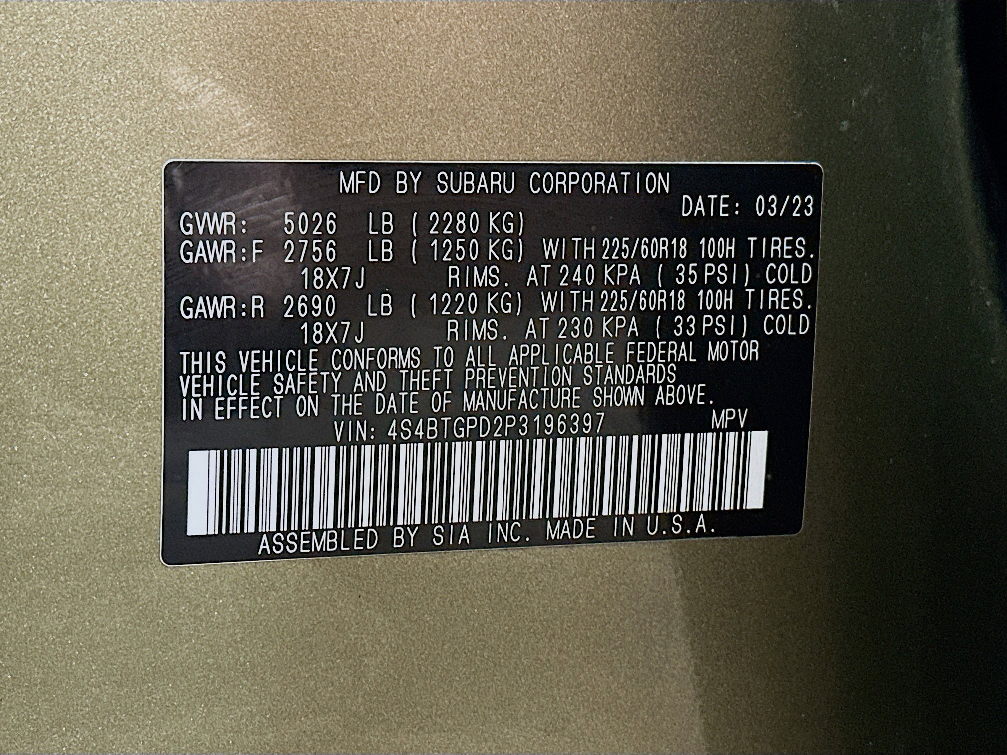 Used 2023 Subaru Outback Touring XT image 31